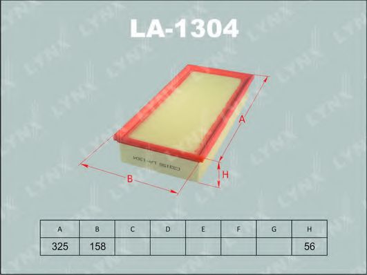 LA-1304 LYNXAUTO Air Filter