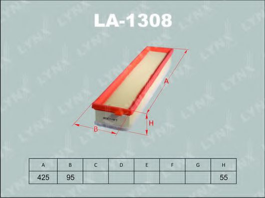 LA-1308 LYNXAUTO Luftversorgung Luftfilter