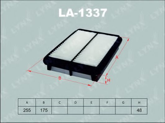 LA-1337 LYNXAUTO Air Supply Air Filter