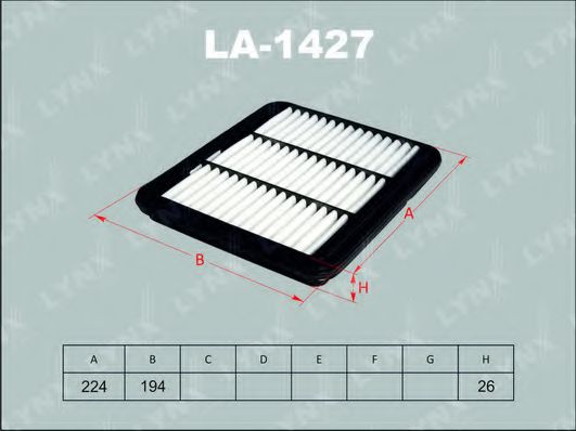 LA-1427 LYNXAUTO Air Supply Air Filter