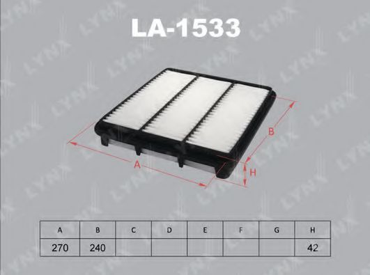 LA-1533 LYNXAUTO Air Filter