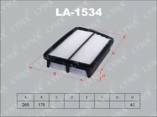 LA-1534 LYNXAUTO Air Filter