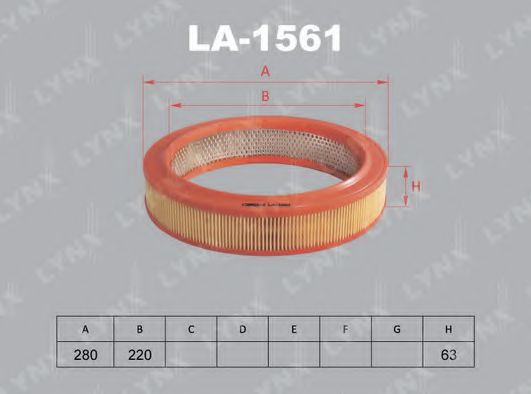 LA-1561 LYNXAUTO Filter, interior air