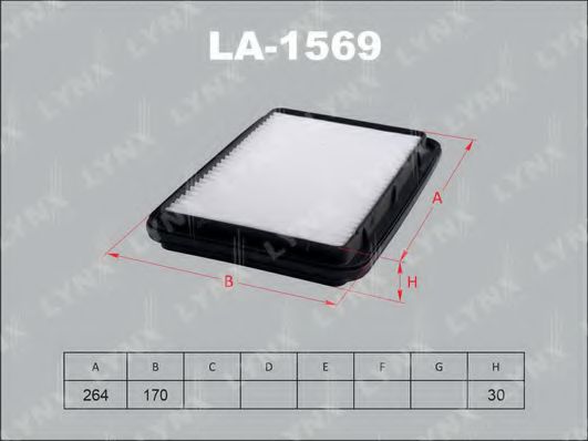 LA-1569 LYNXAUTO Air Filter