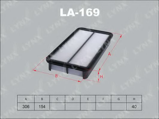LA-169 LYNXAUTO Filter, interior air