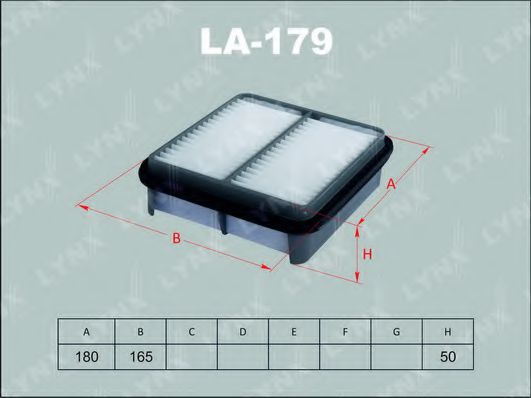 LA-179 LYNXAUTO Air Supply Air Filter