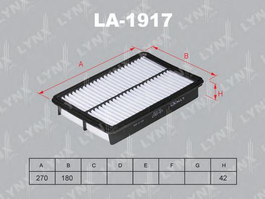 LA-1917 LYNXAUTO Air Filter