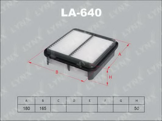 LA-640 LYNXAUTO Air Filter