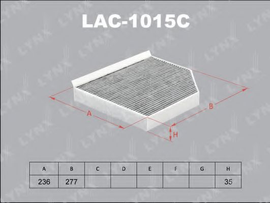 LAC-1015C LYNXAUTO Filter, interior air