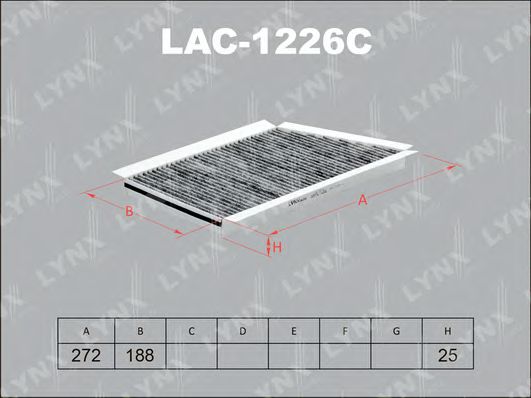 LAC-1226C LYNXAUTO Filter, Innenraumluft