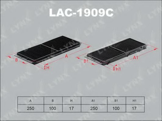 LAC-1909C LYNXAUTO Filter, interior air