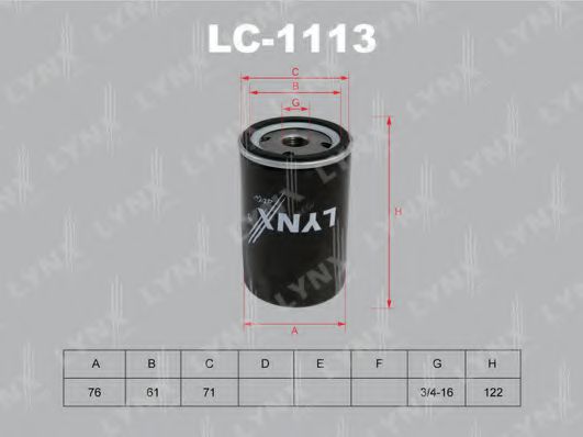 LC-1113 LYNXAUTO Oil Filter