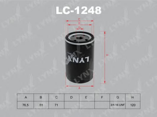 LC-1248 LYNXAUTO Bremssattel