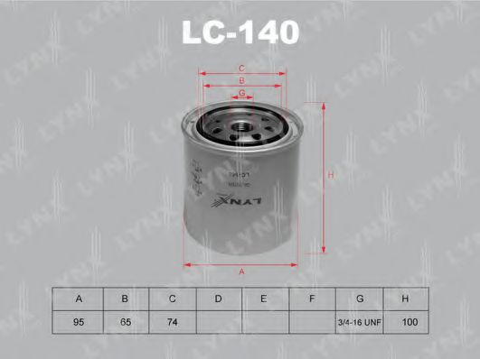 LC-140 LYNXAUTO Headlight