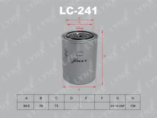 LC-241 LYNXAUTO Headlight