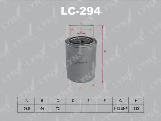 LC-294 LYNXAUTO Oil Filter