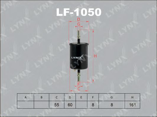 LF-1050 LYNXAUTO Fuel filter
