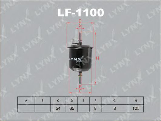 LF-1100 LYNXAUTO Топливный фильтр