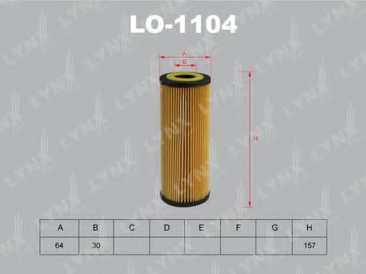 LO-1104 LYNXAUTO Oil Filter