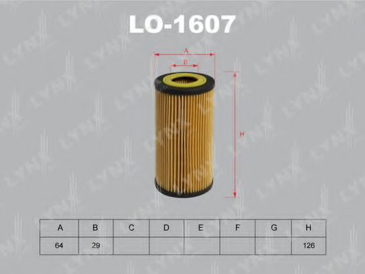 LO-1607 LYNXAUTO Oil Filter