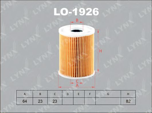 LO-1926 LYNXAUTO Oil Filter