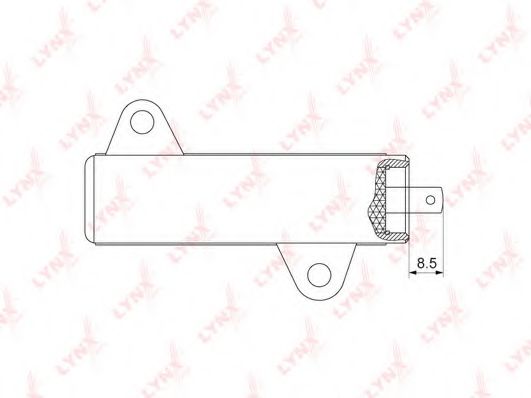 PT-1021 LYNXAUTO Belt Drive Vibration Damper, timing belt