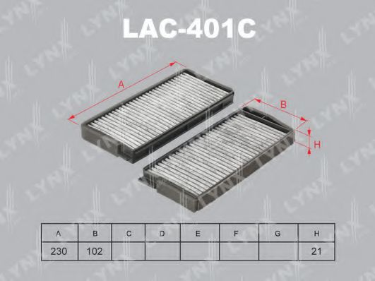 LAC-401C LYNXAUTO Filter, Innenraumluft
