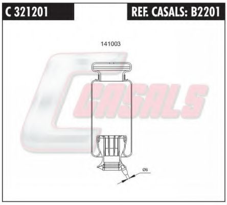 B2201 CASALS Idle Control Valve, air supply