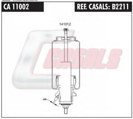 B2211 CASALS Cylinder Head Bolt Kit, cylinder head