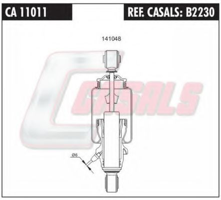 B2230 CASALS Shock Absorber, cab suspension