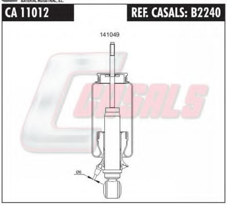 B2240 CASALS Cylinder Head Bolt Kit, cylinder head
