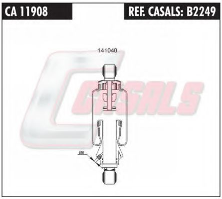 B2249 CASALS Cylinder Head Bolt Kit, cylinder head