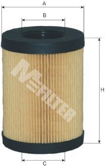 TE 611 MFILTER Lubrication Oil Filter