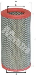 A 824 MFILTER Air Supply Air Filter