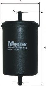 BF 674 MFILTER Fuel Supply System Fuel filter