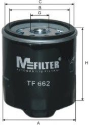 TF 662 MFILTER Lubrication Oil Filter
