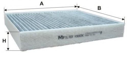 K 9069C MFILTER Heating / Ventilation Filter, interior air