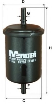 BF 671 MFILTER Air Supply Air Filter