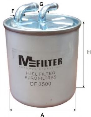 DF 3500 MFILTER Система подачи топлива Топливный фильтр