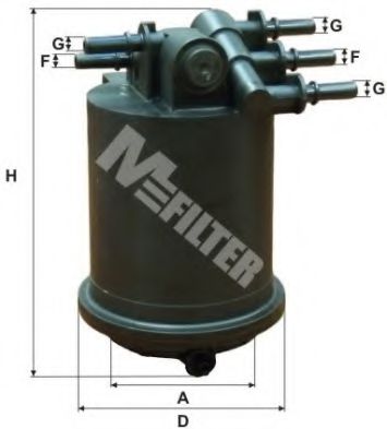 DF 3517 MFILTER Fuel Supply System Fuel filter