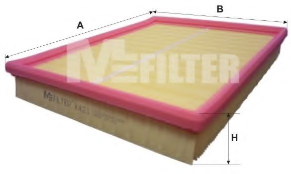 K 421 MFILTER Heating / Ventilation Filter, interior air