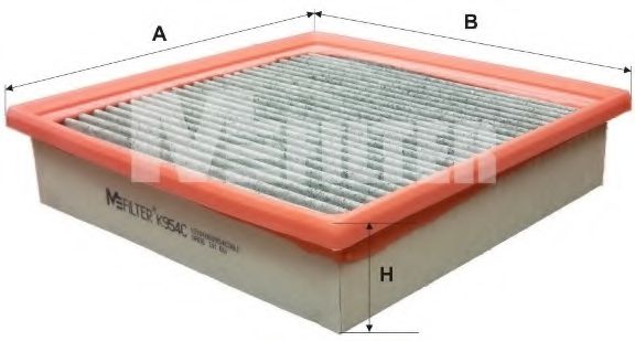 K 954C MFILTER Heating / Ventilation Filter, interior air