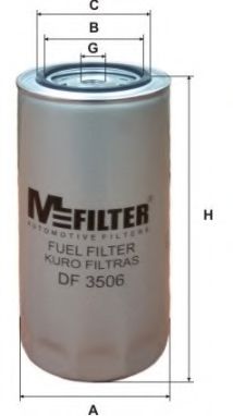 DF 3506 MFILTER Fuel Supply System Fuel filter