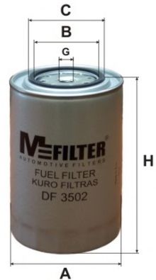 DF 3502 MFILTER Топливный фильтр