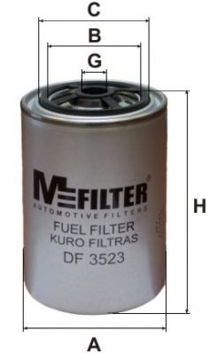 DF 3523 MFILTER Система подачи топлива Топливный фильтр