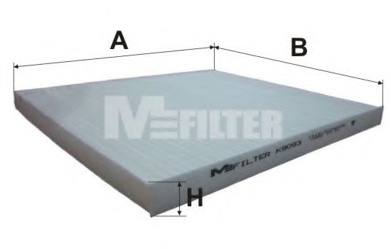 K 9093 MFILTER Heating / Ventilation Filter, interior air