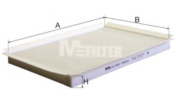 K 9024 MFILTER Heating / Ventilation Filter, interior air