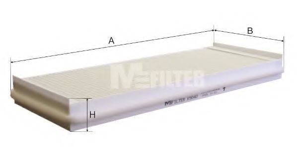 K 9040 MFILTER Heating / Ventilation Filter, interior air