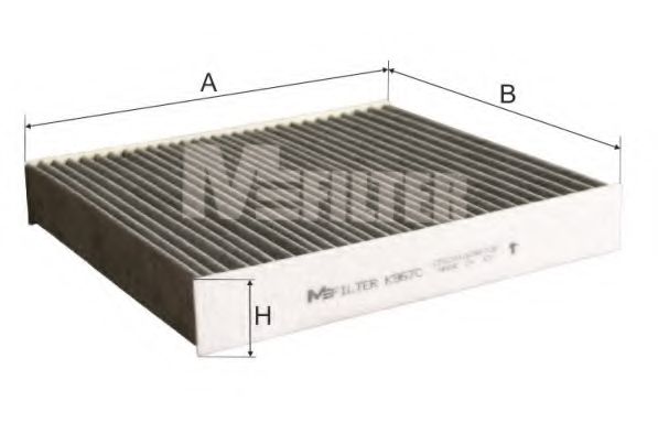 K 967C MFILTER Heating / Ventilation Filter, interior air
