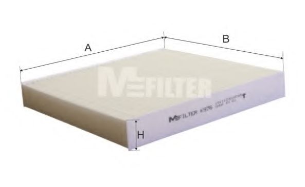 K 976 MFILTER Heating / Ventilation Filter, interior air